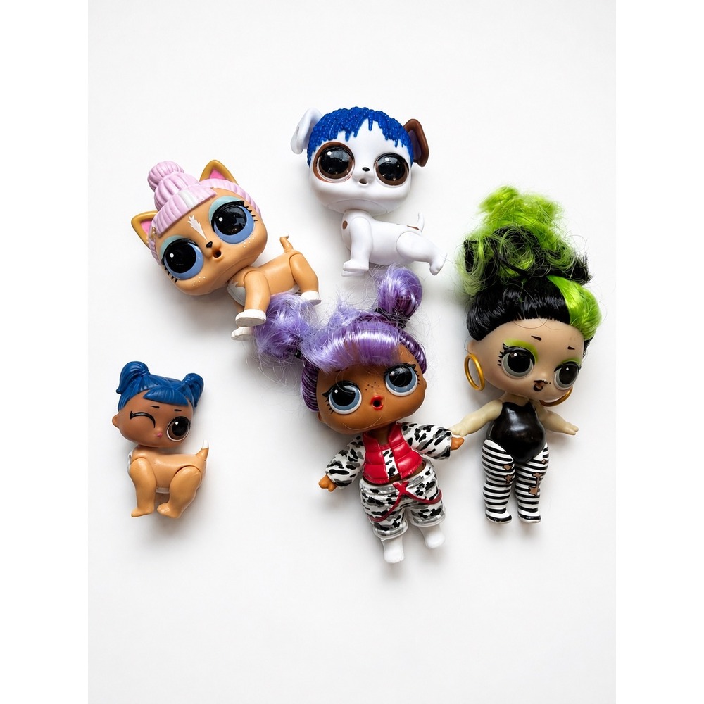 LOL Surprise Doll and Pet Lot‎ Kids OS Multicolor Mixed Figures Neon Aesthetic